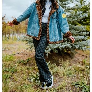 Dressed in LALA Checkered Jeans